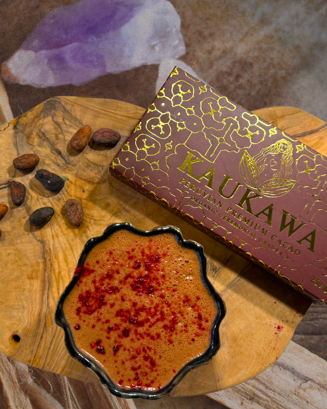 Organic Ceremonial Grade Peruvian Premium Cacao Block 500g